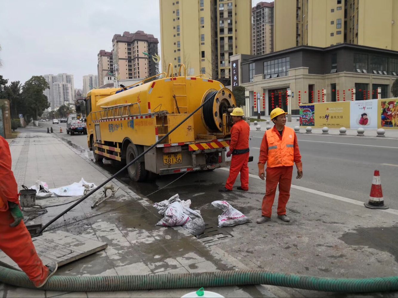 保山排污管道清淤-管道清洗